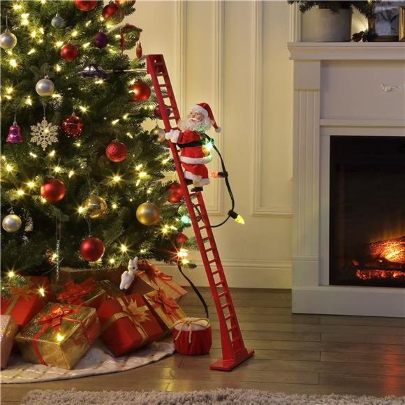 Other - Cute Christmas Super Climbing Santa Claus , 43" Christmas Xmas Decor